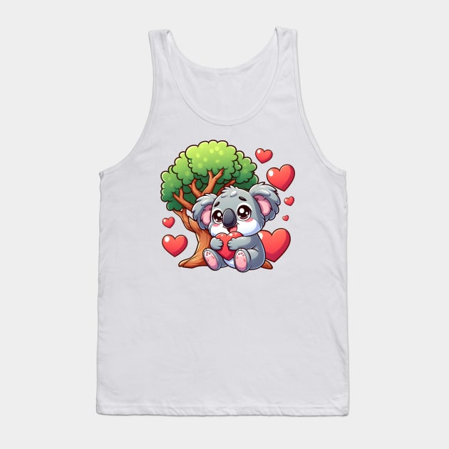 Valentine's Cartoon Delights T-Shirt Tank Top by ragil_studio